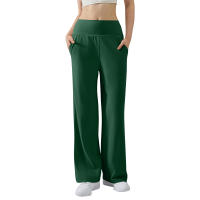 Pantalones De Yoga Para Mujer Cintura Alta Ajustados Con Control De Abdomen Y Levantamiento De Glúteos Pantalones De Fitness Elásticos De Pierna Ancha Para Deporte Y Yoga - details 8