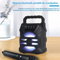 Altavoz Bluetooth Portátil 5.0 Rechargeable Con USB TF Card Radio Player Para Fiesta BBQ Viaje Al Aire Libre Altavoz Portátil Para El Hogar - details 4