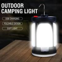 Lámpara De Camping LED Portátil Recargable Por Sol Y USB Iluminación Nocturna De Emergencia Plegable Para Pesca Y Senderismo - details 15