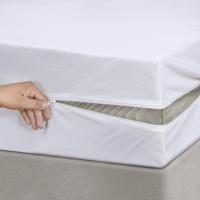 VOLARY - Funda de Colchón de Microfibra Transpirable, Tacto Suave  Protector de Colchón Impermeable en Algodón 100%, Blanco  Tallas 90/135/150/180 Protector De Colchon WATERPROOF resistente contra agua - details 2
