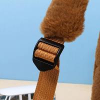 Bolso De Hombro Capybara De Peluche Gran Capacidad Estudiantes Escuela Bolsa De Mano Dolly Cartoon Para Parejas Bolsa De Viaje Suave Cierre De Cremallera - details 6