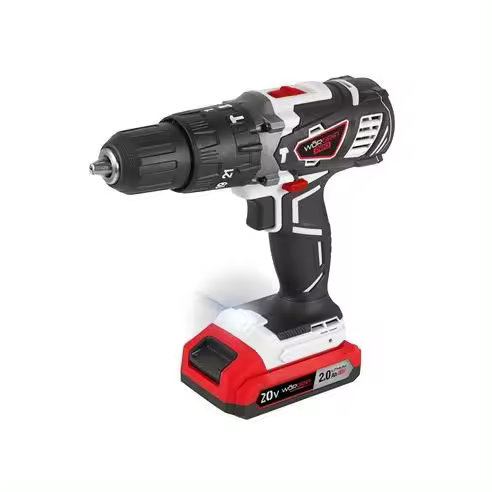 Taladro Percutor WORGRIP 20V Batería 2.0Ah - Luz Led - Empuñadura Ergonómica - 2 Velocidades - 1