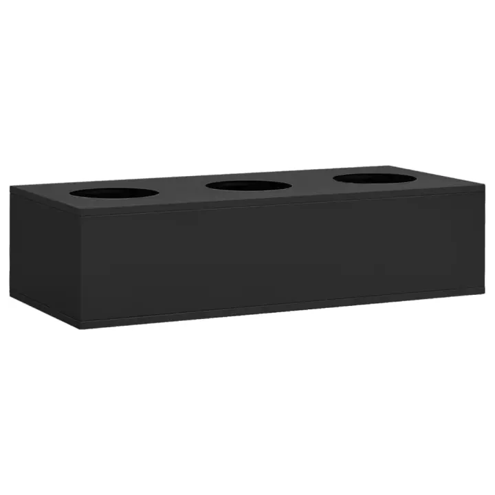 vidaXL Caja de flores de oficina de acero 90x40x23 cm Color Gris claro,  Antracita,  y mas - 1