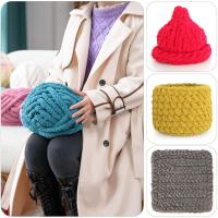 Yarn De Terciopelo Grueso Para Tejer Manualmente Mantel Y Alfombra DIY Hilo De Gran Tamaño Para Adultos Hombre Yarn 226g - details 0