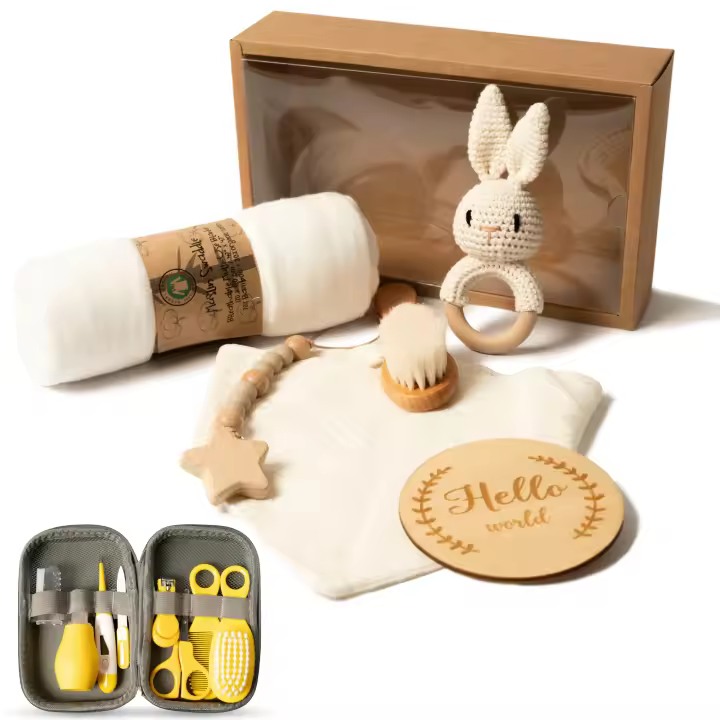 Soulcare - Littlelove - Regalos Bebes Recién Nacidos - Neceser Bebe Recién Nacido - Canastilla Bebe Recién Nacido (Conejo) - 1