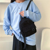 Mochila Mini Para Mujer De Cordón Sólido Y Estilo Casual Gran Capacidad Duradera Para Viajes Y Escuela Con Cierre De Cremallera - details 8