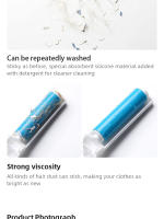 Dispositivo De Pegatinas Para Cabello Portátil Y Lavable Mini Escobilla Plegable Antipolvo Para Ropa Y Cabello Herramienta De Limpieza Del Hogar - details 4