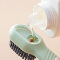 Cepillo De Limpieza Para Zapatos Con Aditivo Líquido Multifuncional Cepillo De Limpieza Doméstico Tipo Empuñadura Con Descharge De Líquido Bristles Suaves Para Lavandería - details 2