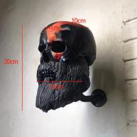Soporte De Pared Para Casco De Motocicleta Creativo Y Fresco En Forma De Cráneo Soporte De Almacenamiento Para Chaquetas Y Cascos De Bicicleta Decoración Para La Pared Unisex - details 5