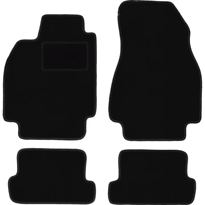 Juego completo de alfombrillas de velour para: Renault Megane II CC coupé, cabrio (2003-2010) - 1