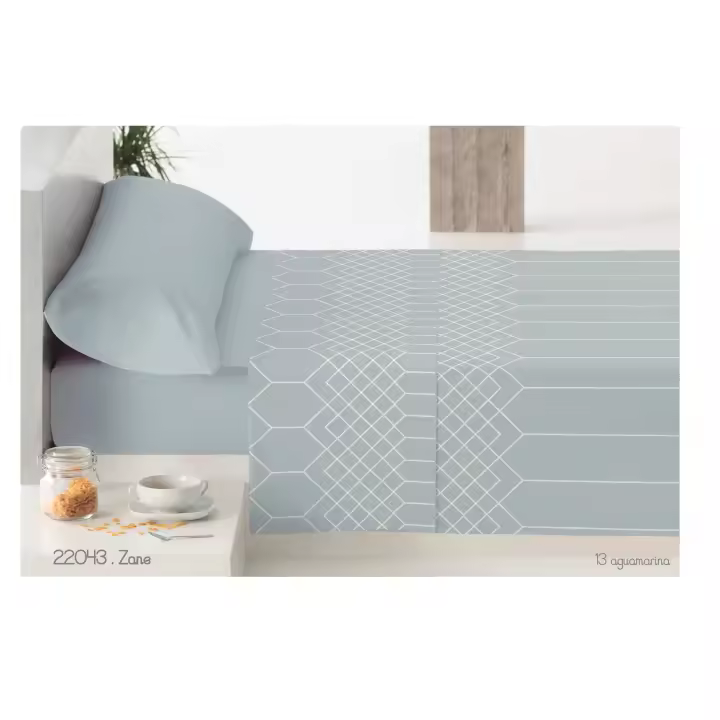 Juego de Sábanas de Franela Zane Abecé Casa - Suave y Cálido - 1