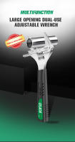 Llave De Mono Multifuncional LAOA Con Apertura Grande Y Doble Uso Herramienta Manual Ajustable Mini Para Tubos Y Tornillos - details 0