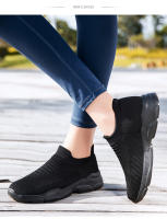 Zapatillas De Correr Para Mujer Transpirables Zapatos De Correr Slip on Casual Talla 35-44 Suela EVA Compra En Línea - details 2