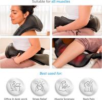 Masajeador De Espalda Calentado Shiatsu Portátil Masajeador De Cuerpo Completo Con Masaje Profundo De Rodilla Para Cuello Y Hombros Regalo De Navidad Y Cumpleaños - details 6