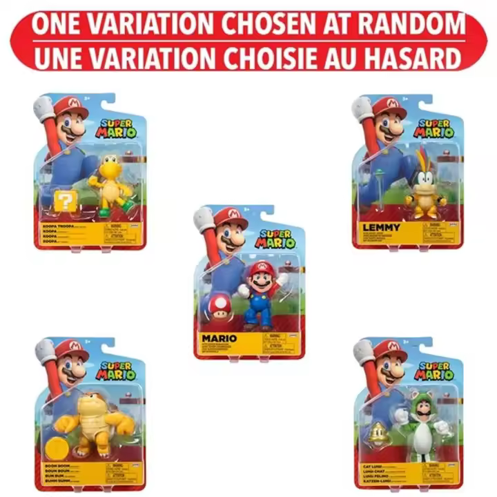 Nintendo Super Mario 4" Figures Wave 33 para niños a partir de tres años - 1
