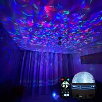 Proyector De Galaxia Estelar LED RGB Con Control Remoto Inteligente Aurora Lumínica USB Para Decoración De Dormitorio Y KTV Rotación Automática - details 9
