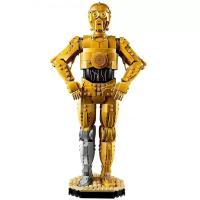 Bloques De Construcción MOC 75398 Space Wars C-3PO Droid Figura De Acción 1140pcs Juguetes Educativos Para Niños Decoración De Hogar - details 1