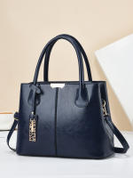 Bolsos Retro de Color sólido para Mujer, elegant Bolso Cruzado de cuero PU, monederos de Oficina y trabajo de moda - details 9