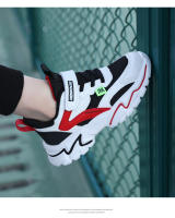 Zapatillas De Tenis Para Niños Casuales Transpirables De Malla Y Cuero Suela EVA Tallas Para 6 a 12 Años Zapatos Deportivos Para Niños - details 7