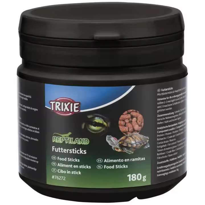 TRIXIE Alimento en Sticks para Tortugas de Agua - Pack de 6 unidades - 1