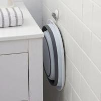 Washbasin Plegable Portátil De Plástico Para Viajes Y Uso Doméstico Basina De Ropa Plegable Con Almacenamiento Tamaño Compacto - details 1