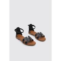 Sandra Fontán LENTISCO Sandalias Planas Mujer Negro - details 0