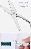 Tijeras De Uñas Multifuncionales 5-en-1 Con Llavero Kit De Herramientas De Manicura Acero Inoxidable Plegable Para Hombres Y Mujeres - details 9