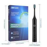 Nueva Cepillo De Dientes Eléctrico Sonic Vibration 2025 Para Adultos Limpieza Profunda 6 Modos Con 4 Cabezas De Cepillo Cuidado Dental Oral - details 8