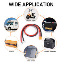 XT60 Hembra a Terminal De Anillo O-Ring M8 50Cm Alambre De Cobre Enrosqueado De Silicona Para Automóvil Barco Hogar Batería Solar - details 7