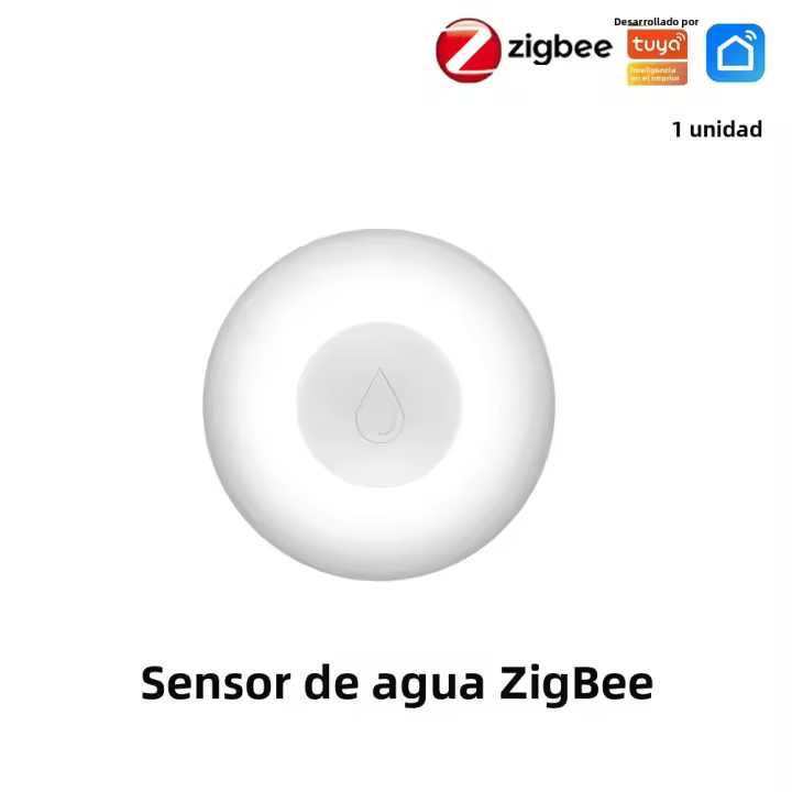 Detector De Fugas ZigBee Alarma De Nivel De Agua Con Control Remoto Por Tuya Smart App Seguridad Antisalidas Para Tanque De Agua IP66 Resistente Al Agua - 1