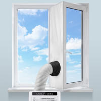 Sella De Ventana Impermeable Para Aire Acondicionado Portátil Ventanas Inclinadas Y Ásperas Instalación Fácil Tela Suave Ajustable Para Bafle - details 1