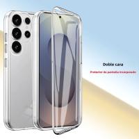 Funda De Protección Completa 360 Para Samsung S25 S24 S23 S22 S21 S20 FE S10 S9 S8 Nota 8 9 10 plus 20 Ultra A52 A53 A55 A54 Material PC + TPU Antigolpes Antisuciedad Transparente Anti-Resbaladizo - details 7