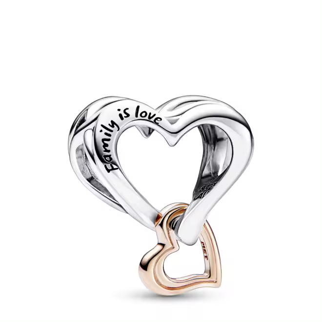 Pandora Charm Corazón Infinito en Filigrana en Dos Tonos 782642C00 , para Mujer - 1