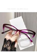 Gafas De Lectura Fashion Purple Cat Eye Con Marco De Mariposa Anti Luz Azul Gradiente Para Computadora Y Lectura - details 0
