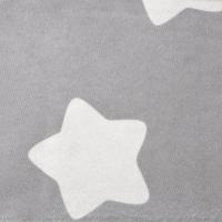 vidaXL Sofá cama de niños felpa suave gris claro con estrellas - details 6