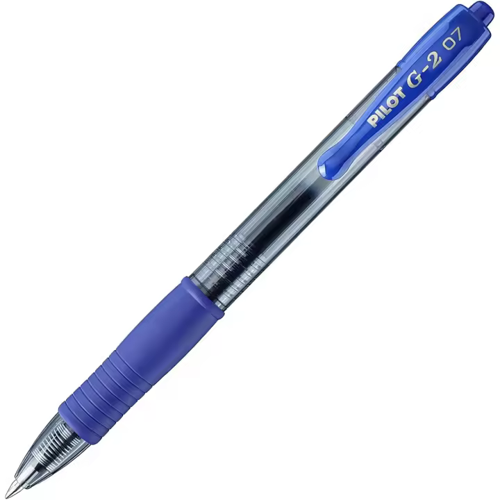 Pilot G2 07 Bolígrafo Retráctil Tinta de Gel Punta 0,7mm Recargable Color Azul - 1
