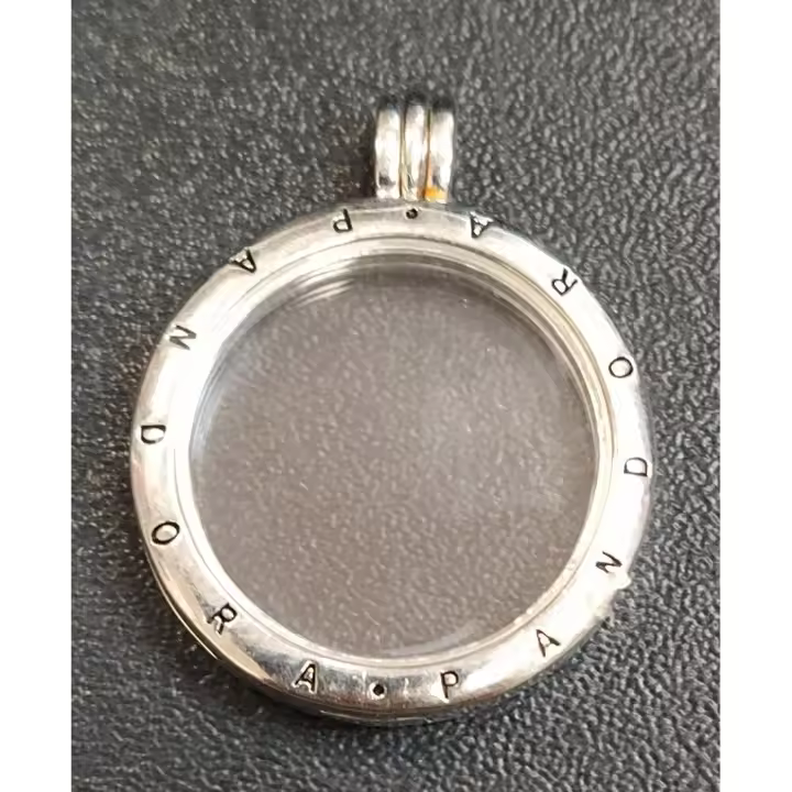 Locket Pandora LOGO grande 2 cm de diametro, Ref: LOCKET GRANDE - 1