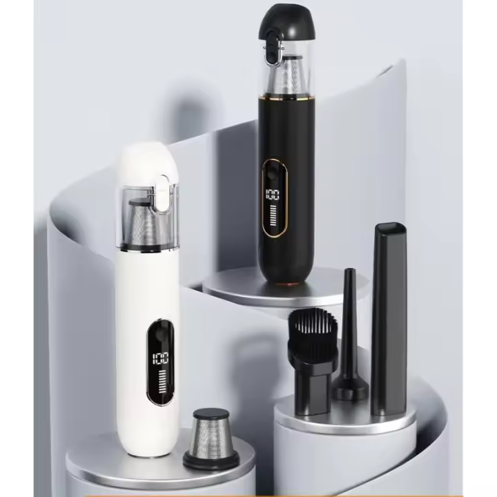 Aspiradora de mano powerful Coche: aspiradoras portátiles 7500mAh-Mini aspiradoras recargables USB inalámbricas with 3 filteros-Aspirador inalámbrico para mascotas Pelo Hogar Mattreesses - 1