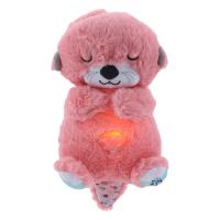 Oso De Peluche Para Bebé Con Música Y Luz Companion De Sueño Suave Otters Soothing Regalo Para Niños Y Niñas Relleno De Algodón PP - details 6