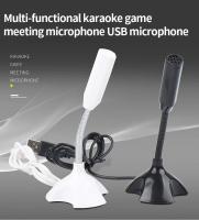 Microfono USB Ajustable Profesional De Alta Calidad Para Laptop Y Computadora Estudio Cantar Juego Streaming Micrófono Con Soporte - details 0