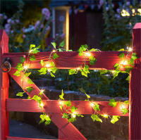 Luces De Enredadera Artificiales Con Hojas Verdes Y Flores 2M-10M Para Decoración De Hogar Y Bodas USB/Batería Ramadan Guirnalda LED Calidad UL CE CCC Longitud Variable De 2 a 10 Metros - details 6