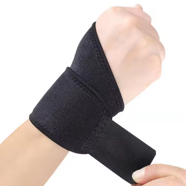 1PC Wrist Wrap De Entrenamiento CrossFit Padded Thumb Brace Strap Soporte De Mano Para Levantamiento De Pesas En Gimnasio Material De Poliéster Para Adultos - 1
