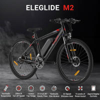 Bicicleta Eléctrica Tipo Moped Eleglide M2 de 27" 250W Motor 36V 15Ah Batería 125km Alcance Máximo Frenos de Disco Hidráulicos Pantalla LCD Inteligente Aplicación Inteligente, Suspensión Premium con Bloqueo, 24 Marchas - Negro - details 0