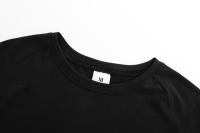 Camiseta Deportiva De Correr Para Hombres Suelta Y Oversize Algodón Transpirable Manga Larga Estilo Hip-Hop Para Gimnasio Y Fitness Con Estampado De París - details 12