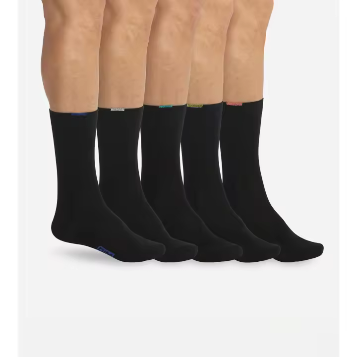 Lote de 5 pares de calcetines negros EcoDIM para hombre - 1