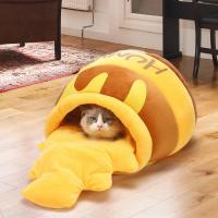 Cama Para Gato Cómoda Y Caliente Con Funda Desmontable Antideslizante Y Lavable Hogar De Peluche Para Mascotas Tamaño Grande - details 1