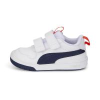 Puma Multiflex 380741 11 Deportivas Blancas con Logo Marino y Cierre Velcro para Niños - details 3