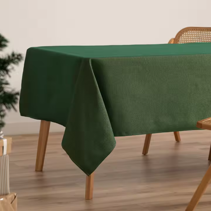 Gamusi Mantel navidad algodón jacquard liso LIGHTS - 1
