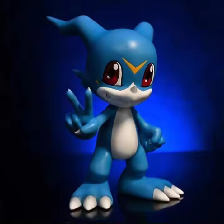Figura De Acción Digital De Anime V-Mon Adventure Evolution Modelo PVC Decoración Para Escritorio Colección Juguetes Para Niños - 1