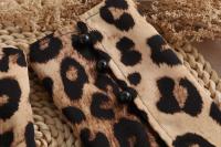 Pantalla De Mano Con Codos Para Mujer Estampado De Leopardo Estilo Retro Europeo Y Americano Con Borlas Decorativas 3D Versátil Para Mujer - details 21
